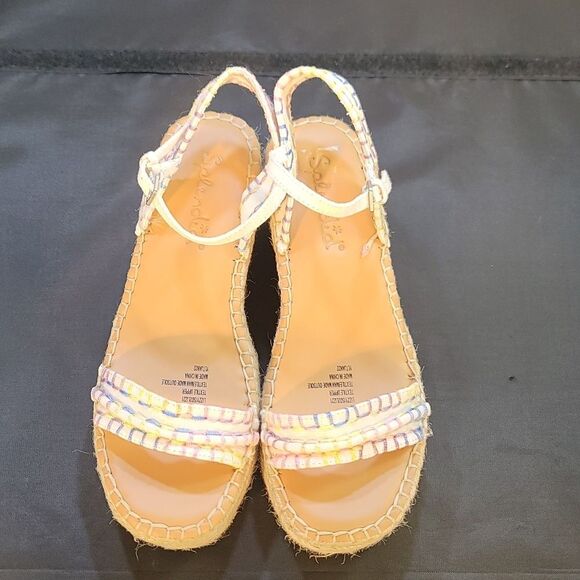 BRAND NEW SPLENDID LIZZY PLATFORM ESPADRILLE WEDGE SANDAL - Picture 3 of 16